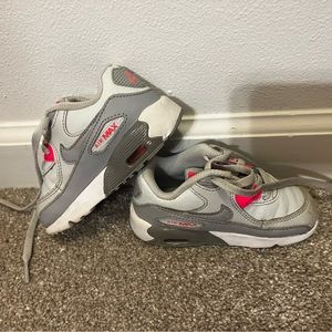 Size 7C grey and pink Nikes